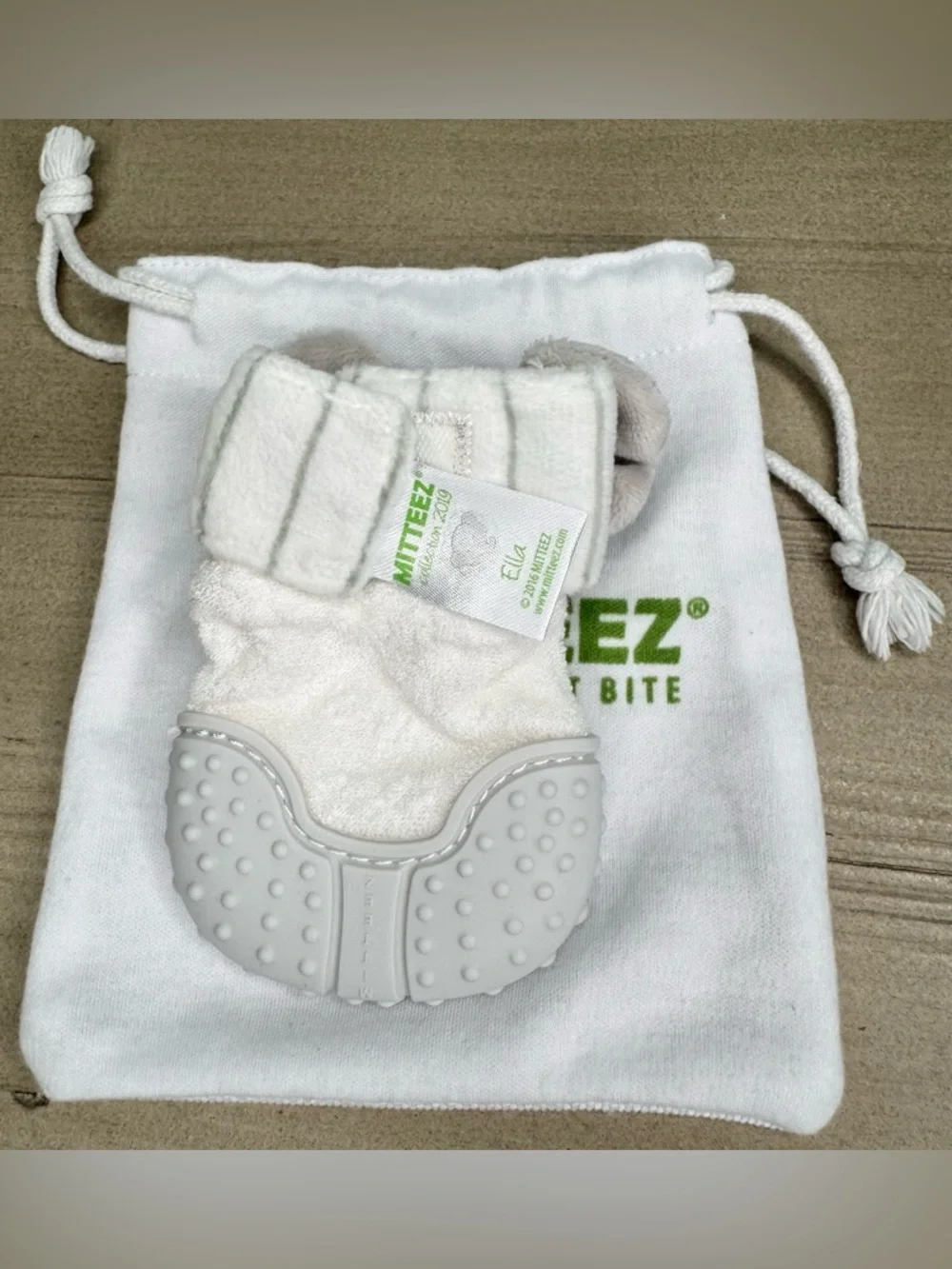 Mitteez Organic Teething Mitten - Ella the Elephant